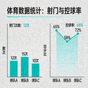 体育数据图表展示射门与控球率统计